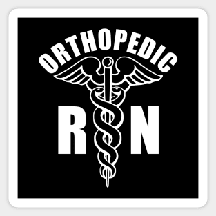 Orthopedic Nurse RN Caduceus Sticker